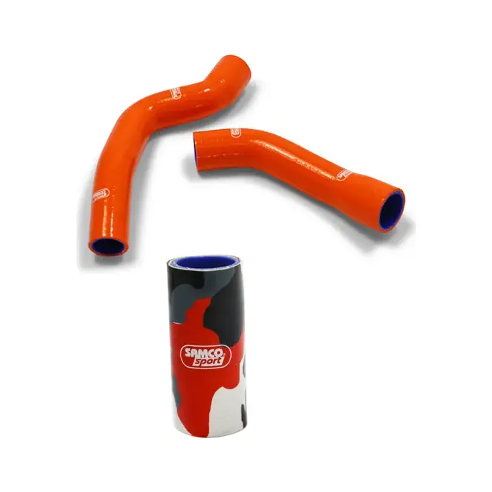 SAMCO SPORT Siliconschlauch Kit fire red camouflage für KTM 890 Duke R Modelljahr 2020-2024