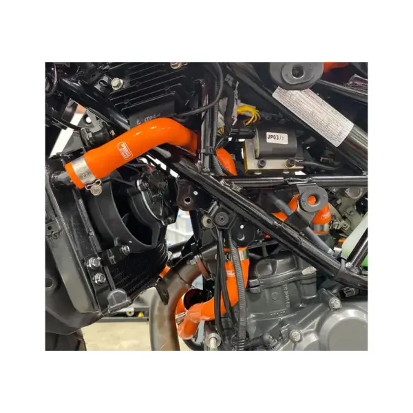 SAMCO SPORT Siliconschlauch Kit orange für KTM 390 Adventure 390 RC Modelljahr 2022-2024