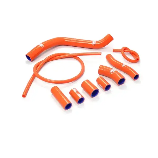 SAMCO SPORT Siliconschlauch Kit orange für KTM 950 Super Enduro R 950 Supermoto Modelljahr 2006-2010