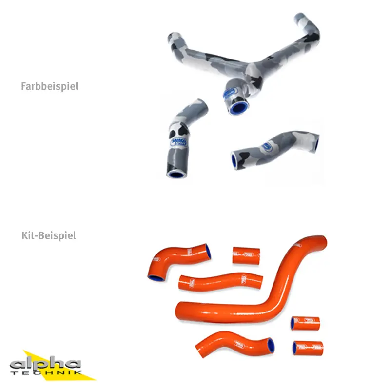SAMCO SPORT Siliconschlauch Kit urban camouflage für KTM 950 Adventure S 990 Adventure S 990 Super Duke Modelljahr 2004-2013