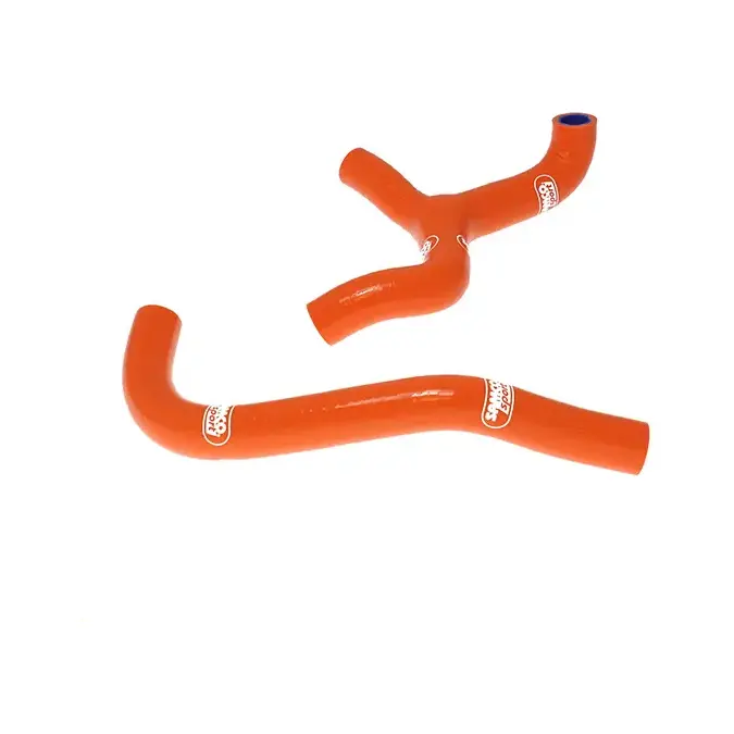 SAMCO SPORT Siliconschlauch Kit Y-Stück - Race Design rot für KTM 65 SX Modelljahr 2009-2015