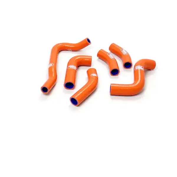 SAMCO SPORT Siliconschlauch Kit orange für KTM 400 EXC E 520 EXC E 400 SX 520 SX 400 EXC 520 EXC Modelljahr 1999-2002