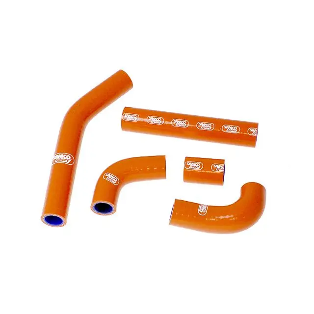 SAMCO SPORT Siliconschlauch Kit orange für KTM 125 EXC 125 XCW OEM Design 200 EXC 200 XC-W Husaberg TE125 Modelljahr 2008-2012