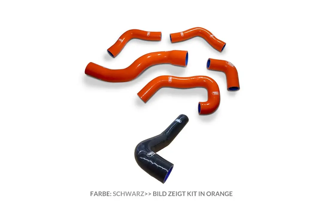 SAMCO SPORT Siliconschlauch Kit schwarz für KTM 1190 RC8 R Track Modelljahr 2009-2015