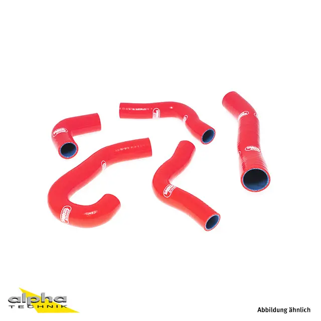 SAMCO SPORT Siliconschlauch Kit rot für KTM 1190 RC8 Modelljahr 2008-2011