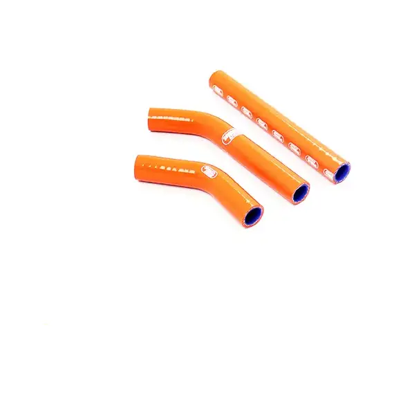 SAMCO SPORT Siliconschlauch Kit Thermostat Bypass orange für KTM 250 EXC 250 XCW 300 EXC 300 XC-W Husaberg TE250 Modelljahr 2008-2012