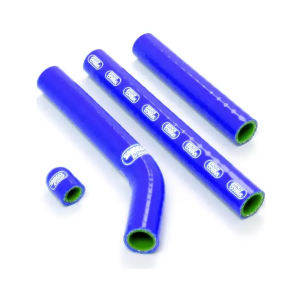 SAMCO SPORT Siliconschlauch Kit Thermostat Bypass blau für KTM 125 EXC 125 XCW 200 EXC 200 XC-W Husaberg TE125 Modelljahr 2011-2012