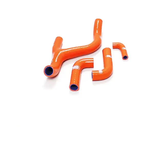 SAMCO SPORT Siliconschlauch Kit Y-Stück - Race Design orange für KTM 250 350 XCF-W EXC-F Husaberg FE250 FE350 Husqvarna FE250 FE350 2012-2016