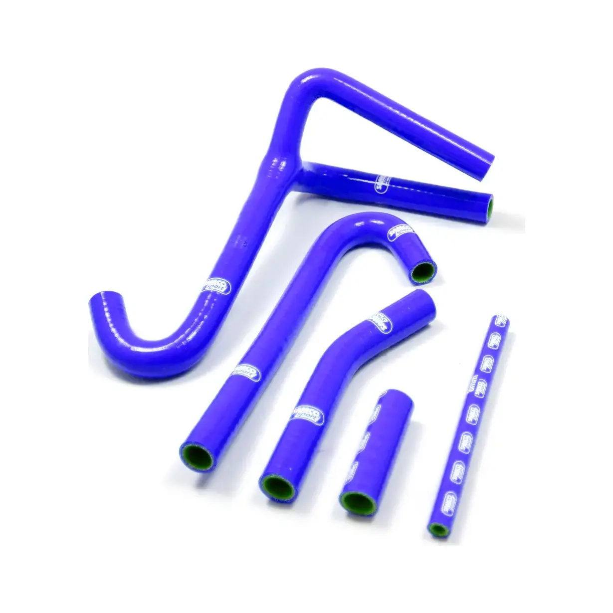 SAMCO SPORT Siliconschlauch Kit Y-Stück - Race Design blau für KTM 440 EXC 500 MX 550 M XC Modelljahr 1988-1996