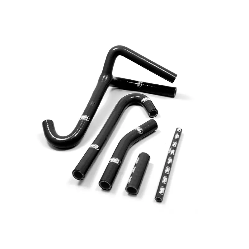 SAMCO SPORT Siliconschlauch Kit Y-Stück - Race Design schwarz für KTM 440 EXC 500 MX 550 M XC Modelljahr 1988-1996