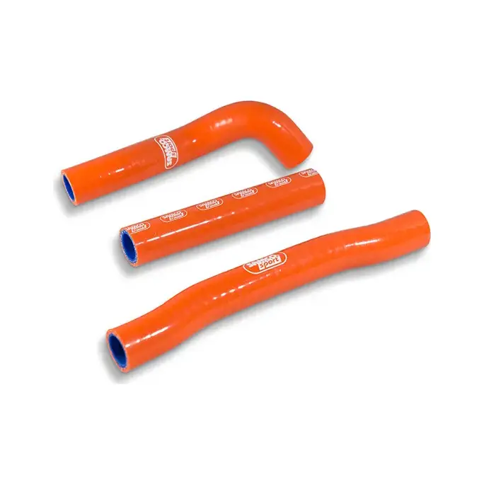 SAMCO SPORT Siliconschlauch Kit orange für Husqvarna TC 125 TE 150 TX 125 KTM 125 SX 125 XCW 150 SX 150 XC-W Modelljahr 2016-2019