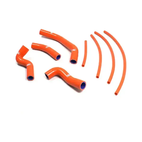 SAMCO SPORT Siliconschlauch Kit OEM Design orange für KTM 390 RC Modelljahr 2014-2020