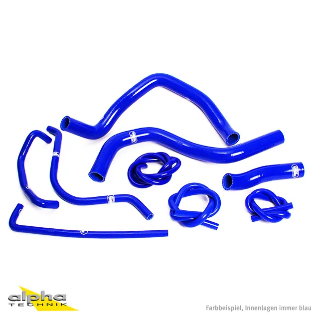 SAMCO SPORT Siliconschlauch Kit blau für Suzuki GSXR600 GSXR750 Typ: WVBD Modelljahr 2000-2003