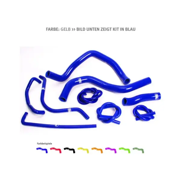 SAMCO SPORT Siliconschlauch Kit gelb für Suzuki GSXR600 GSXR750 Modelljahr 2000-2003