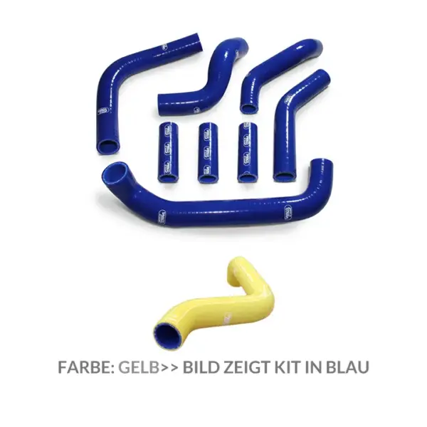 SAMCO SPORT Silikonschlauch Kit gelb für Suzuki GSXR750W GSXR1100W Modelljahr 1992-1998