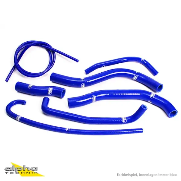 SAMCO SPORT Siliconschlauch Kit blau für Suzuki GSXR600 GSXR750 Modelljahr 1996-1999