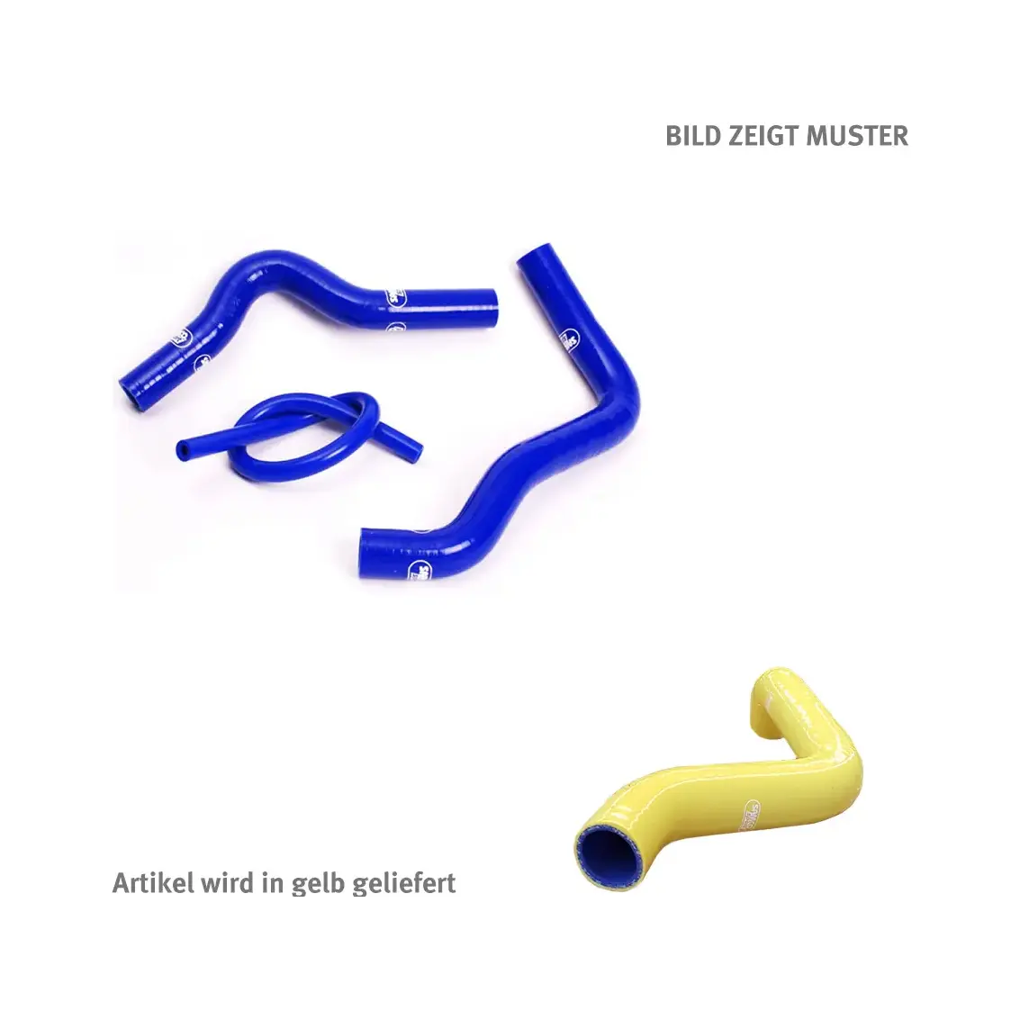 SAMCO SPORT Siliconschlauch Kit gelb für Suzuki RM85 Modelljahr 2002-2022