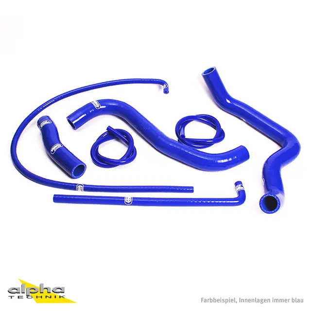 SAMCO SPORT Siliconschlauch Kit blau für Suzuki GSXR1000 Modelljahr 2007-2008