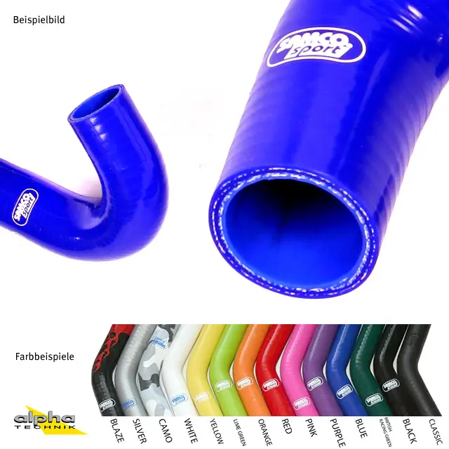 SAMCO SPORT Siliconschlauch Kit weiß für Suzuki GSXR600 GSXR750 Modelljahr 2006-2010