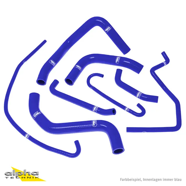 SAMCO SPORT Siliconschlauch Kit blau für Suzuki GSXR600 GSXR750 Modelljahr 2011-2024