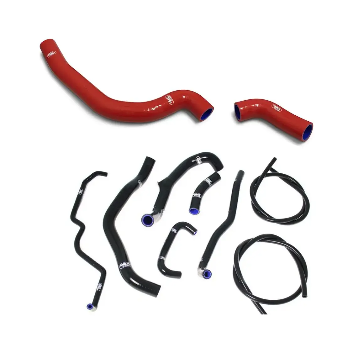 SAMCO SPORT Siliconschlauch Kit rot für Triumph Street Triple R Modelljahr 2008-2012