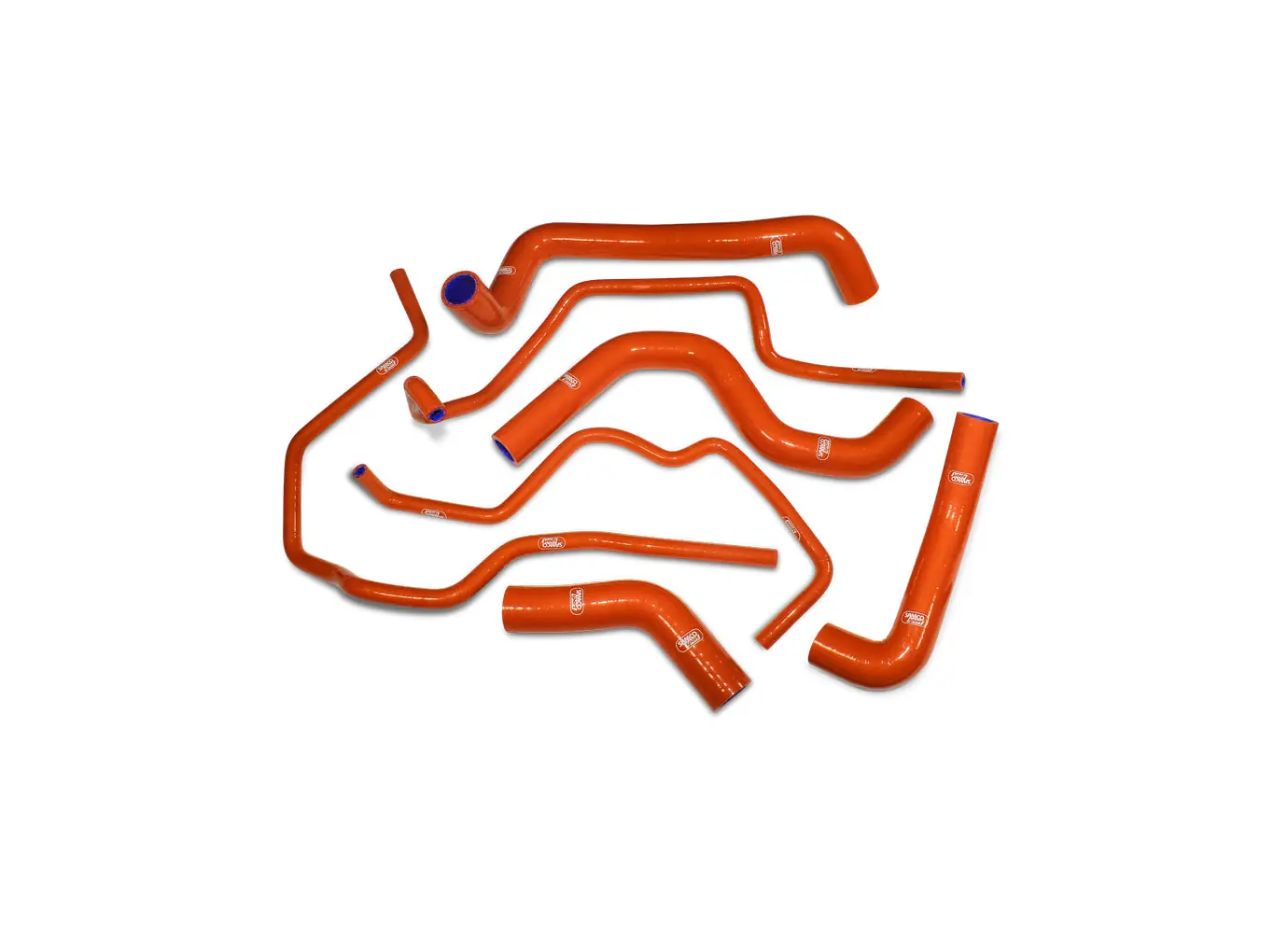 SAMCO SPORT Siliconschlauch Kit orange für Triumph Street Triple 660 S, 2017-2022 und Street Triple 765 R/S/RS, 2017-2025