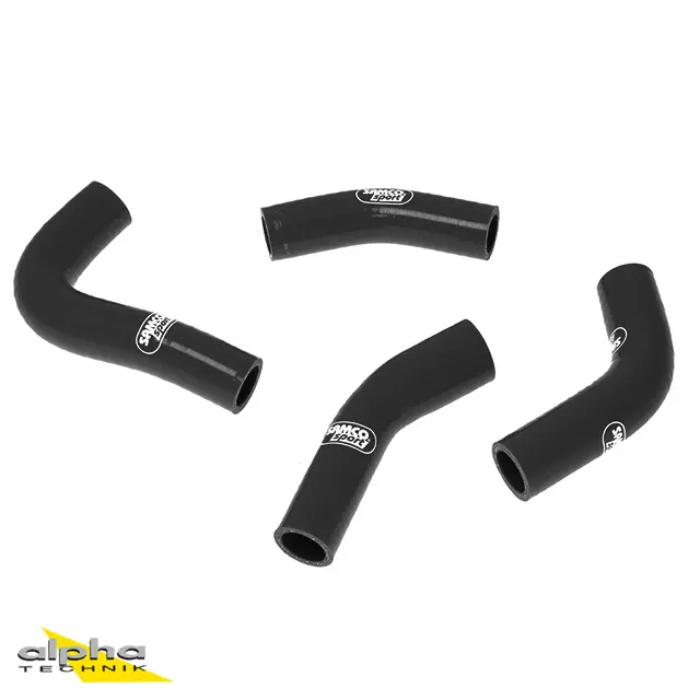 SAMCO SPORT Siliconschlauch Kit schwarz für Yamaha RD350LC Modelljahr 1983-1995