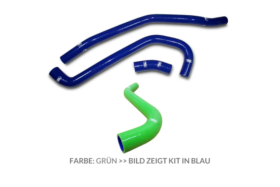 SAMCO SPORT Silikonschlauch Kit grün für Yamaha YFM700R Raptor Modelljahr 2006-2023