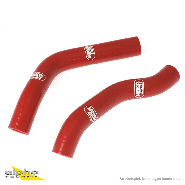 SAMCO SPORT Siliconschlauch Kit rot für Yamaha TDR250 Modelljahr 1988-1990