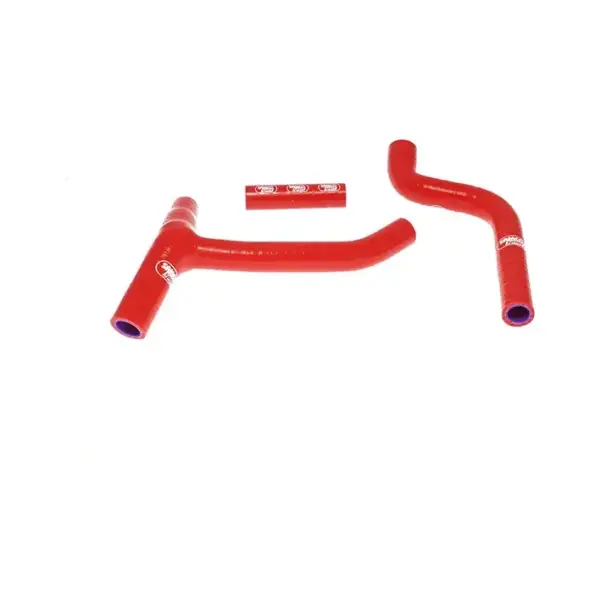 SAMCO SPORT Siliconschlauch Kit Y-Stück - Race Design rot für Yamaha YZ250F Modelljahr 2010-2013
