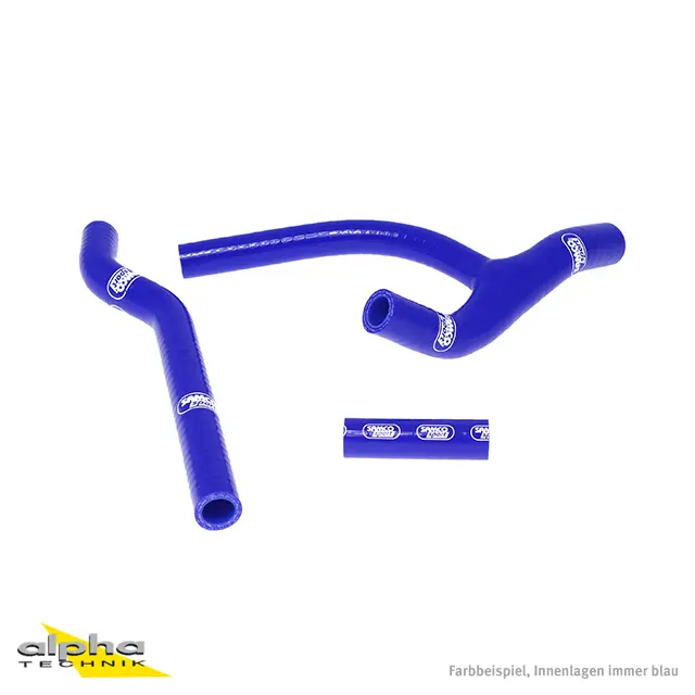 SAMCO SPORT Siliconschlauch Kit blau für Yamaha WR250F Modelljahr 2007-2014