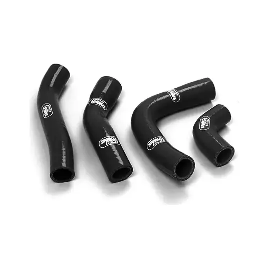 SAMCO SPORT Siliconschlauch Kit classic schwarz matt für Yamaha TDM850 Modelljahr 1991-2001