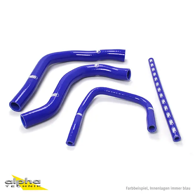 SAMCO SPORT Siliconschlauch Kit blau für Yamaha YZF750R Modelljahr 1993-1994