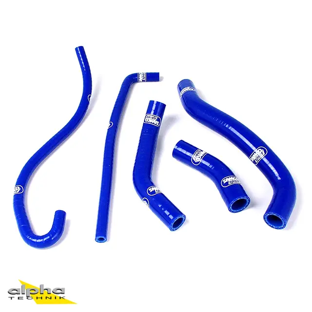 SAMCO SPORT Siliconschlauch Kit blau für Yamaha RD125LC Modelljahr 1983-1989