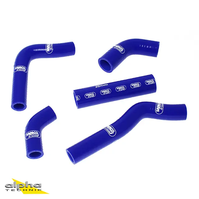SAMCO SPORT Siliconschlauch Kit blau für Yamaha RD500LC Modelljahr 1984-1987