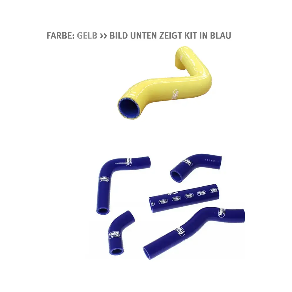 SAMCO SPORT Siliconschlauch Kit gelb für Yamaha RD500LC Modelljahr 1984-1987