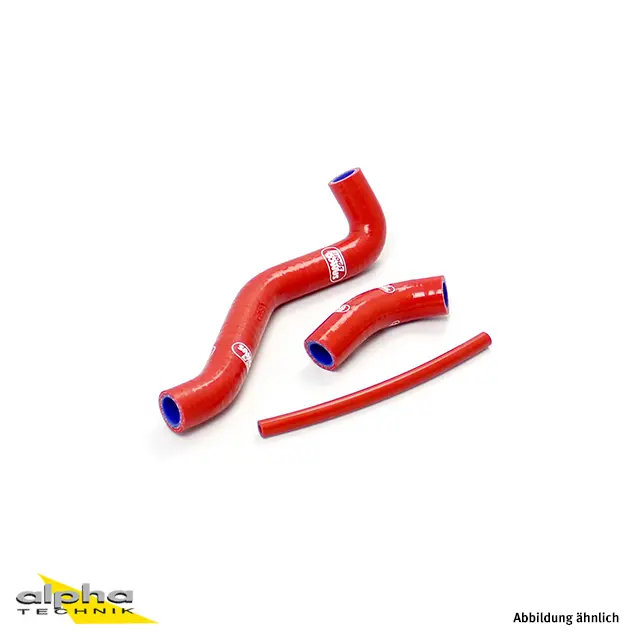 SAMCO SPORT Siliconschlauch Kit rot für Yamaha YZF-R125 MT125 Modelljahr 2008-2019