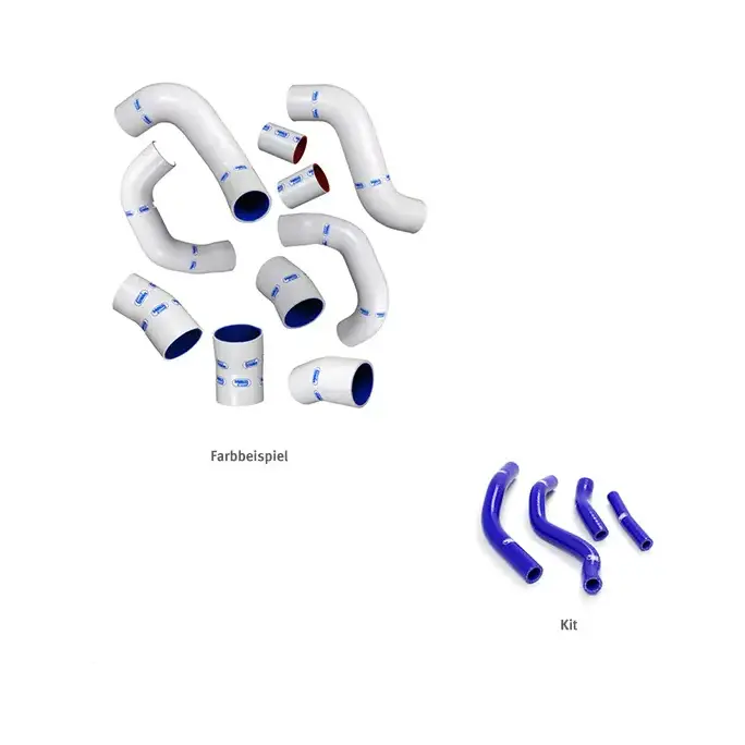 SAMCO SPORT Siliconschlauch Kit OEM Design weiß für Yamaha YZ250F Modelljahr 2014-2018