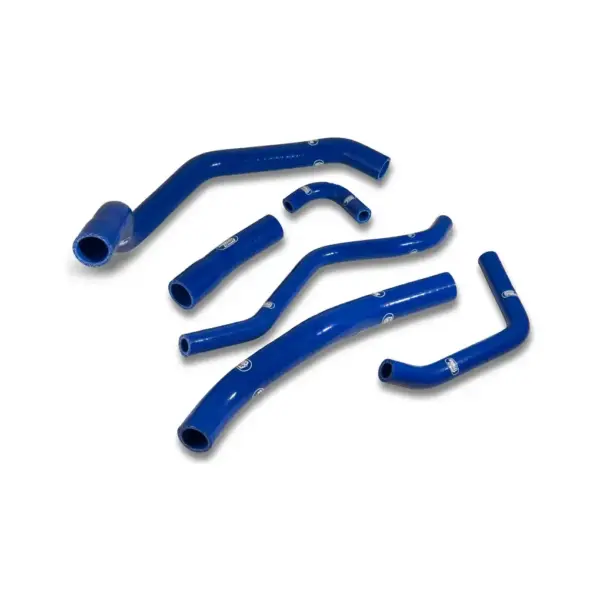 SAMCO SPORT Siliconschlauch Kit nur Verbindungsschläuche zum Kühler blau für Yamaha YZF-R1 Modelljahr 2007-2008