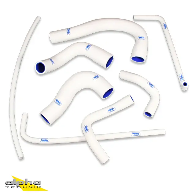 SAMCO SPORT Siliconschlauch Kit weiß für Yamaha MT-09, MT-09 Tracer 2013-2016 Tracer 900 2016, XSR900 2016