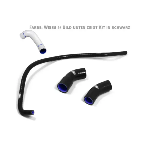 SAMCO SPORT Siliconschlauch Kit weiß für Yamaha MT10 / YZF-R1M Modelljahr 2015-2024