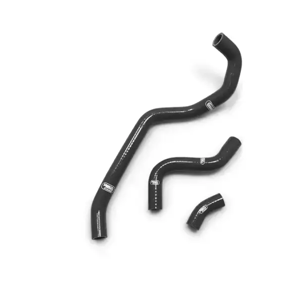 SAMCO SPORT Siliconschlauch Kit schwarz für Yamaha XT660R XT660X Modelljahr 2004-2014