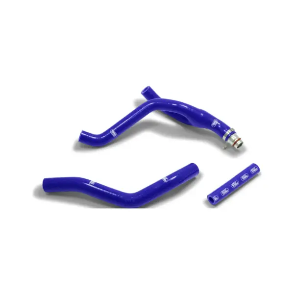 SAMCO SPORT Siliconschlauch Kit Y-Stück - Race Design blau für Yamaha YZ250F WR250F Modelljahr 2019-2023