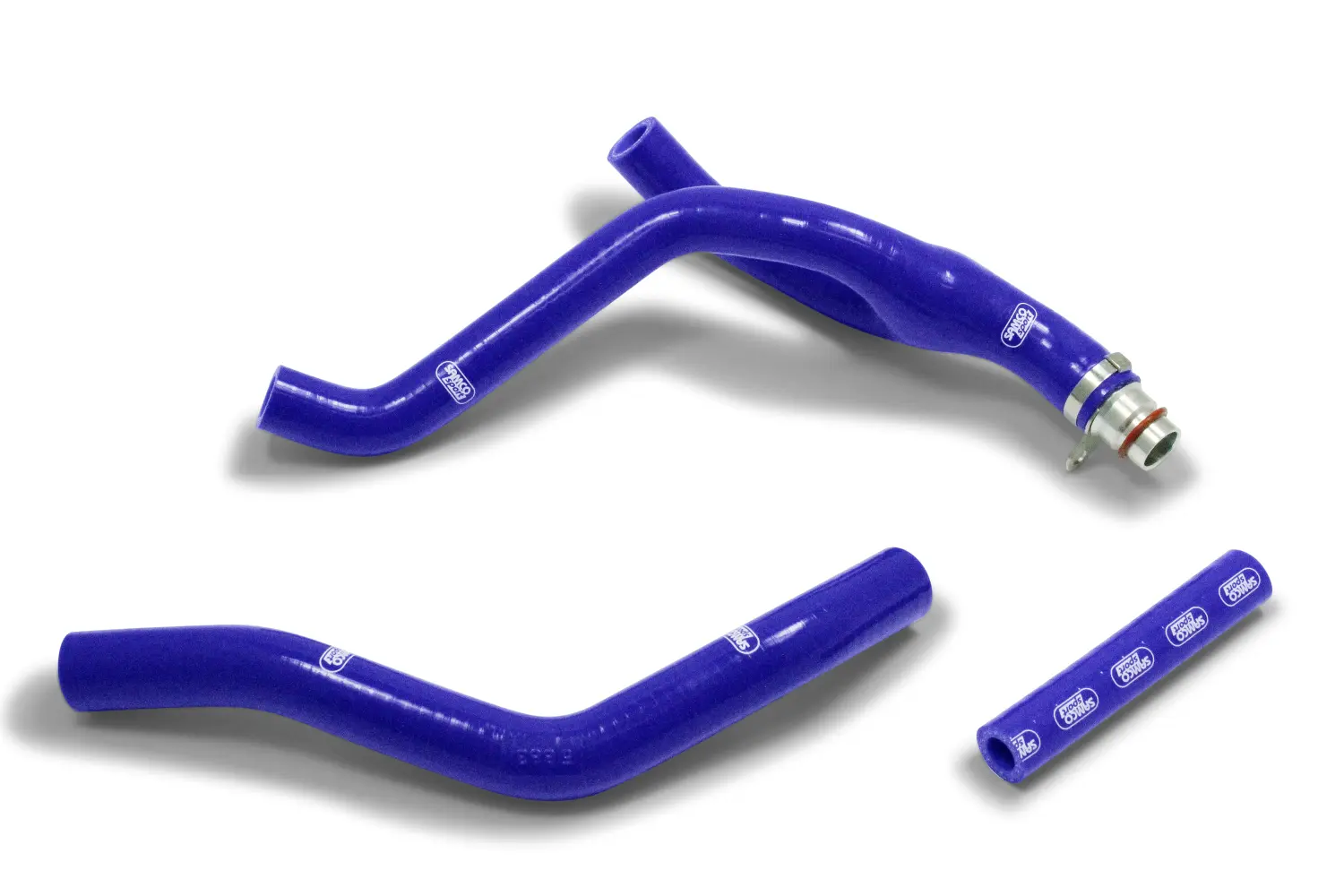 SAMCO SPORT Siliconschlauch Kit Y-Stück - Race Design blau für Yamaha YZ250F WR250F Modelljahr 2019-2023